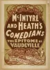 McIntyre and Heath vaudeville poster