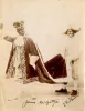 Costumed portrait of blackface vaudeville team McIntyre and Heath